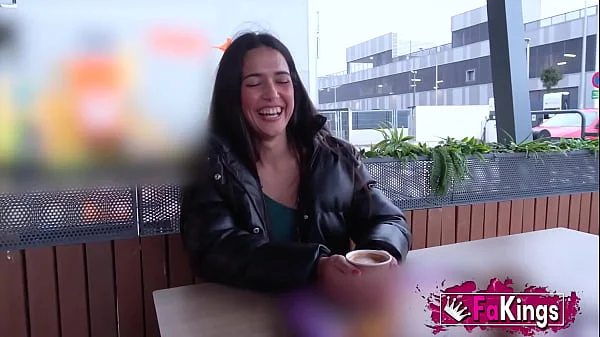 We've found the perfect big cock to fuck Nuria Millan's ass nonstop. Anal sex and deepthroat at FAKings