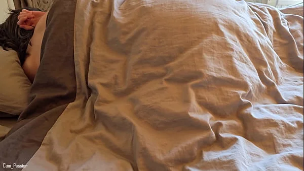 He Caught Me With My Little Toy Under The Covers And I Decided Not To Stop And Came To A Hot Orgasm!