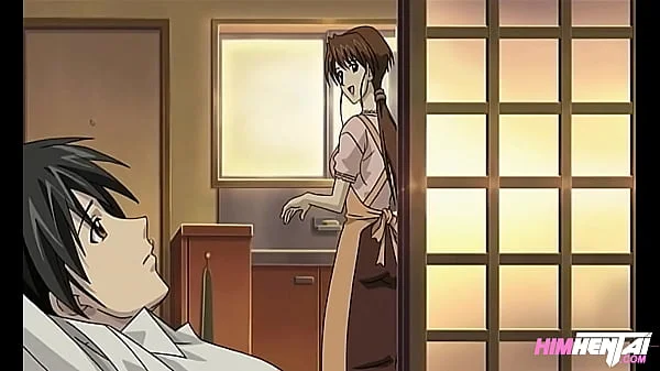 Hentai - He catches his wife fucking the neighbor [UNCENSORED]
