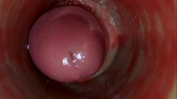Camera Inside Deep Pussy Captures Huge Ejaculation of Sperm ASMR