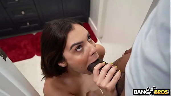sexy latina take 13 inches monster black cock