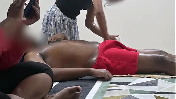 Happy ending threesome massage