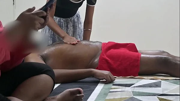 Happy ending threesome massage