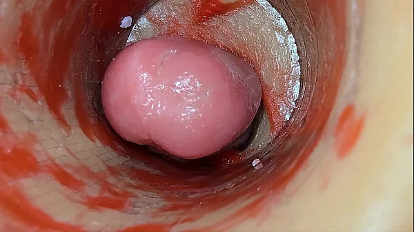 Camera Inside Deep Pussy Captures Dose Ejaculation of Sperm ASMR