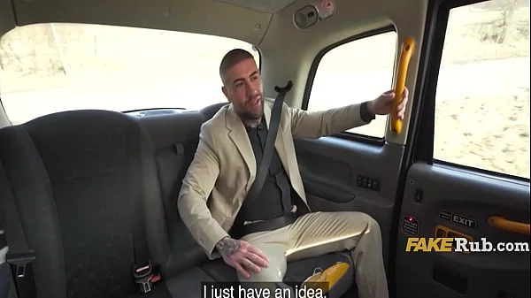Female Cabbie Cant Let Him Go Without Ball Draining To A Date