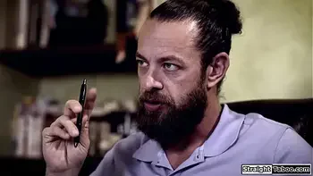 Two teens lick ifo the college counselor and the perv joins