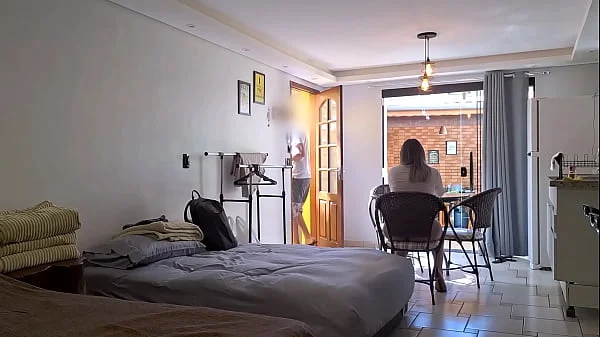 Married woman sucking her husband's friend's very hard cock Sub. EN 1-4