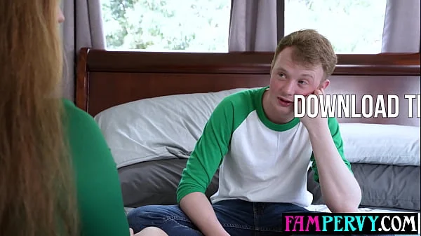 After a terrible date MILF stepmom Jessie Rogers wants stepsons big cock
