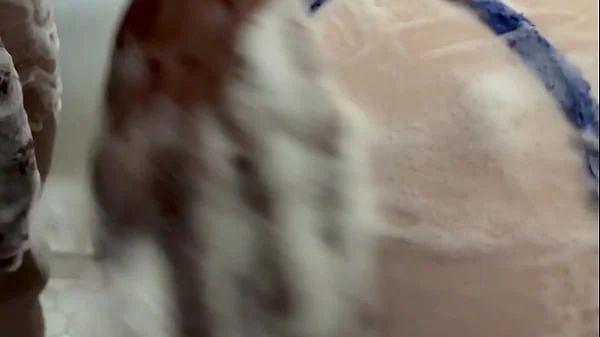 I'm a naughty big booty teen who sneaks into the shower daily with my hung stepdad behind my stepmom's back,I love getting pounded by his thick cock and taking deep creampies in my creamy pussy while stroking his huge BBC “Full Video On Xv