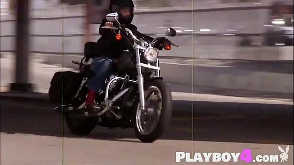 Sexy big tits redhead MILF Jaime Edmondson posed totally naked outdoor