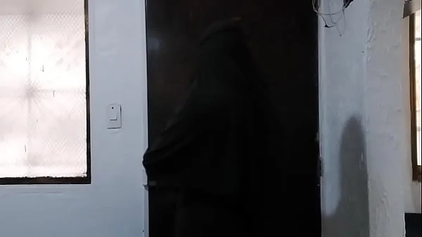 MILF Muslim Arab Step Mom Amateur Rides Anal Dildo And Squirts In Black Niqab Hijab On Webcam