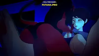 Animation porn - a brave girl decided to have sex with a modest handsome guy