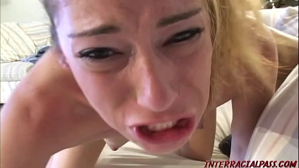 Wife fucked silly by her first big black cock