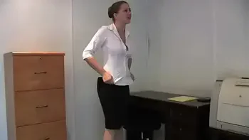 Woman to strip in office