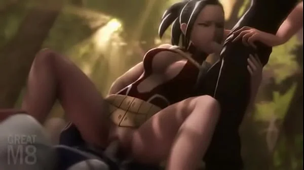 My Hero Academy Hentai - Training Session Momo Yaoyorozu X Todoroki X Tokoyami [SFM With Sound]