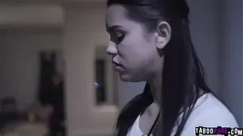 Bruntte Alina Lopez gobbles a mature cock!