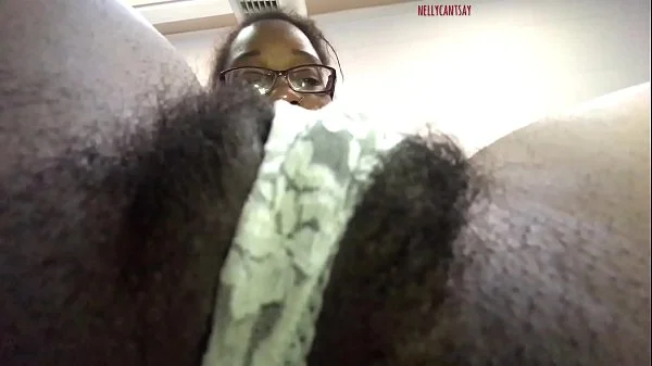 hairy flower in lace panties