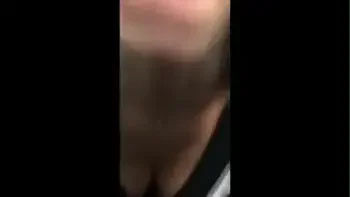 Dirty Amateur Slut Sucks Guy Off in Public Toilet