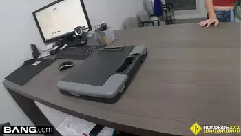 Roadside - stranded girl has sex with the car mechanic