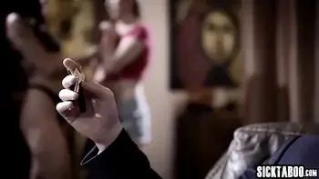 Corrupt couple pick up teen and fuck her in threesome