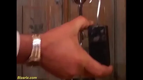 extreme rough labia stretching with german mature