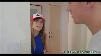 Cute Blonde Teen Stepsister Dolly Leigh Has Sex With Her Stepbrother For Rare Pokemon