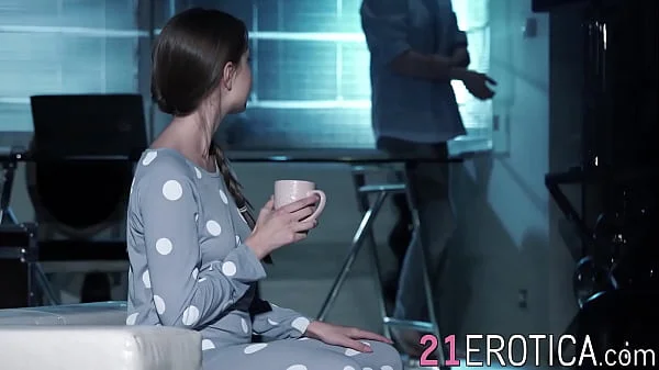 Young babe Lena Reif sucking and fucking big dick