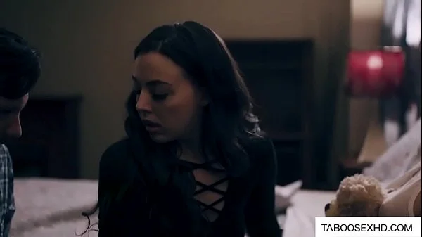 Couple have threesome sex with doll