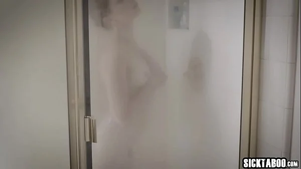 Petite blonde small tits teen fucked hard by a stepbro