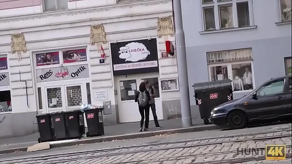 HUNT4K. Adventurous girl is happy to have sex for money in Prague