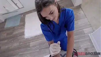 Helping my step brother with his blue balls