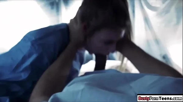 Sexy nurse fucked inside an ambulance