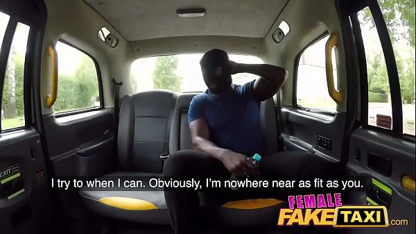 Female Fake Taxi Masked fare fucks hot tattooed Milf with big black cock