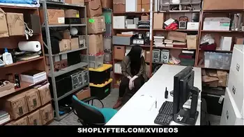 ShopLyfter - Big titty Thief (Amilia Onyx) Stripped Searched And Fucked By The LP Officer