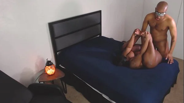 Ebony BBW Sense Deprivation | Cumming at Her Command