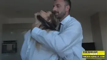 cute babe gets rough sex