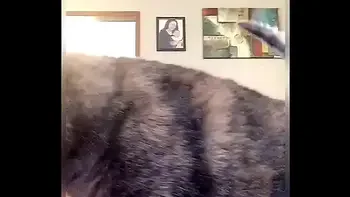 White Boy makes Ebony Cum Fast Eating Her Pussy