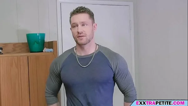 stepbrother fucks stepsister's tiny friend