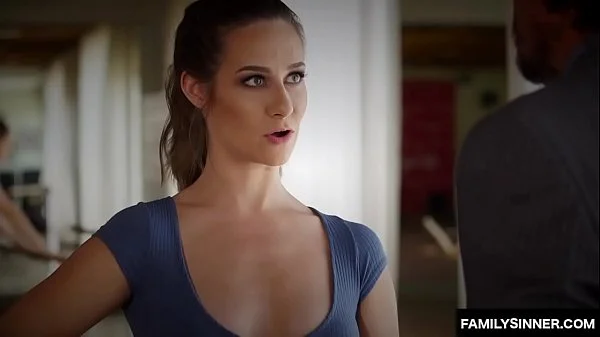 Teen dancer sex with while training