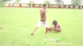 She couldn't withstand my hardcore fuck in the field she had to get up and run for her life.