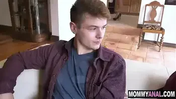 Hot step mommy anal fucked by step son's friend