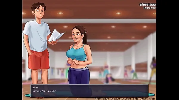 Gorgeous threesome with a horny milf l My sexiest gameplay moments l Summertime Saga[v0182] l Part 20