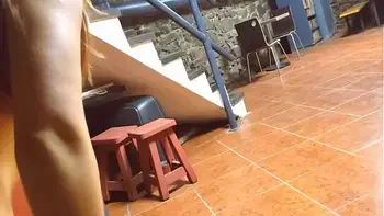 Deepthroat and cum in the mouth. Beautiful young woman gets horny!