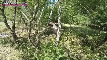 Outdoor BBW bondage POV