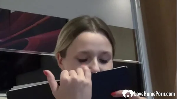 Hot teen definitely knows how to tease