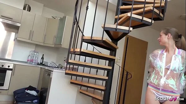 GERMAN SCOUT - CUTE TEEN KINUSKI TALK TO REAL LEG SHAKING ORGASM CASTING