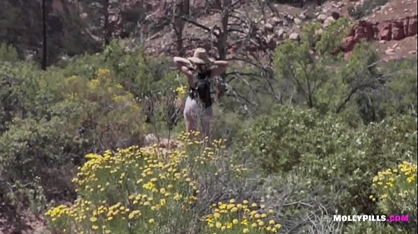 Cum in my Pussy Twice!! Naughty Public Double Creampie for Perfect Young Amateur Babe - Molly Pills - Outdoor POV Fucking 1080p HD