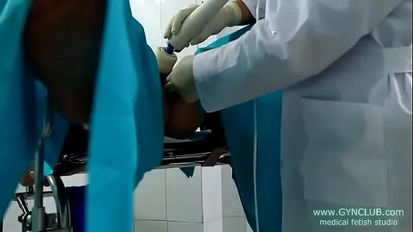 Young girl get orgasm on gyno table