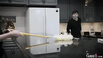 Teen maid terrorized by the home owners big dick