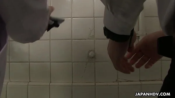 Japanese student, Sayaka Aishiro gives blowjobs to her professor, uncensored